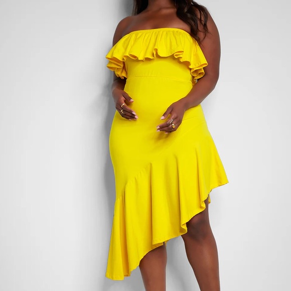 Rebdolls Dresses & Skirts - Rebdolls  of Sunshine Ruffled Sleeveless Yellow Dress Size 2X NWT